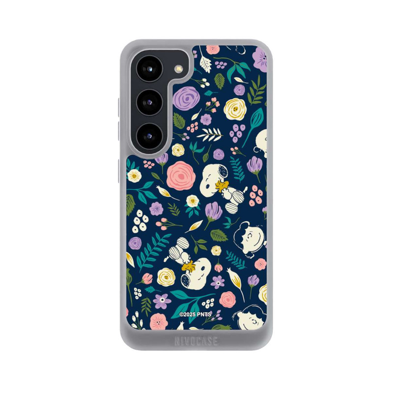 Galaxy S23 NIVOpure Peanuts Dark Flower Pattern