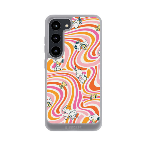 Samsung Galaxy S23 NIVOpure Peanuts Hippie Pattern Orange