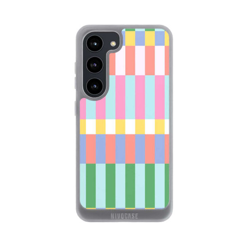 Samsung Galaxy S23 NIVOpure Checked Theme Pastel