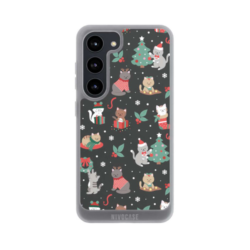Samsung Galaxy S23 NIVOpure Weihnachtliche Kätzchen