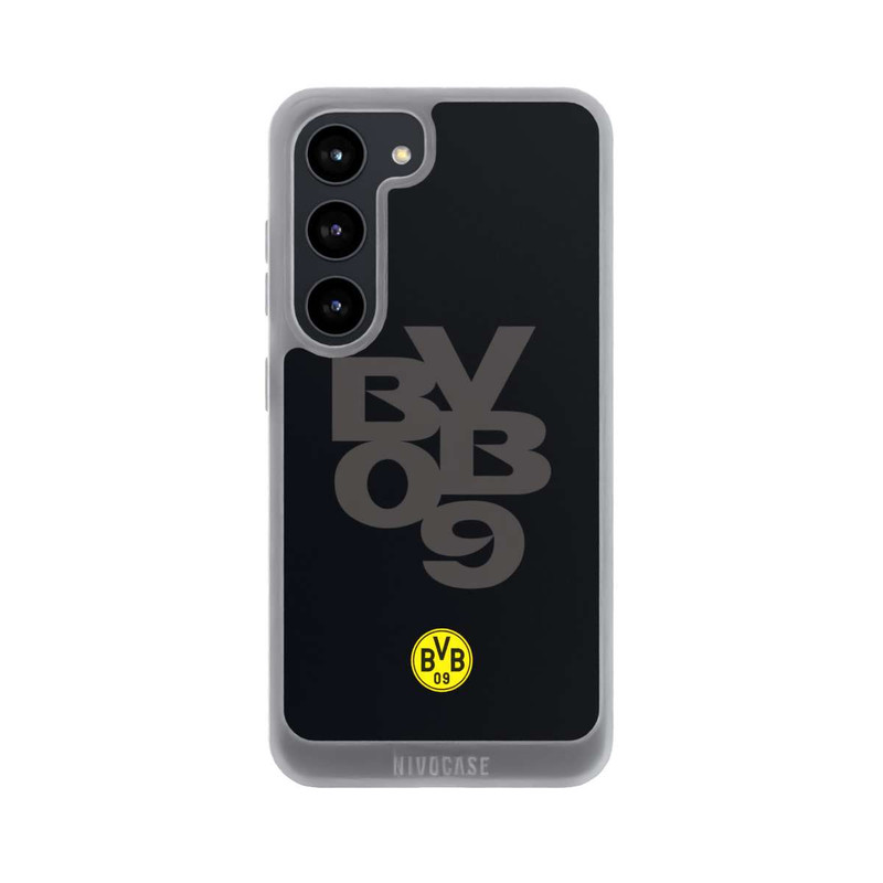 Galaxy S23 NIVOpure BVB09 Grau Schwarz