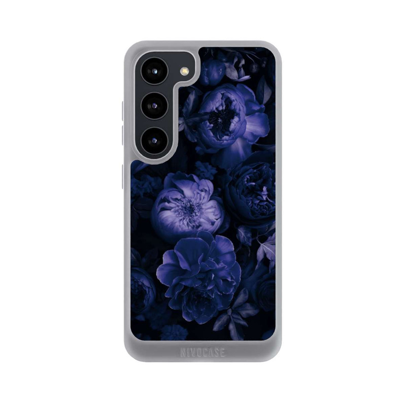 Galaxy S23 NIVOpure Victorian Grandeur Large Flowers Purple With AI