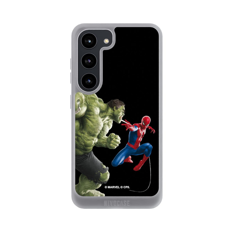 Galaxy S23 NIVOpure Spider-Man affronte Hulk