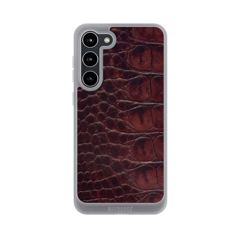 Galaxy S23 + NIVOpure Kroco Dunkelbraun