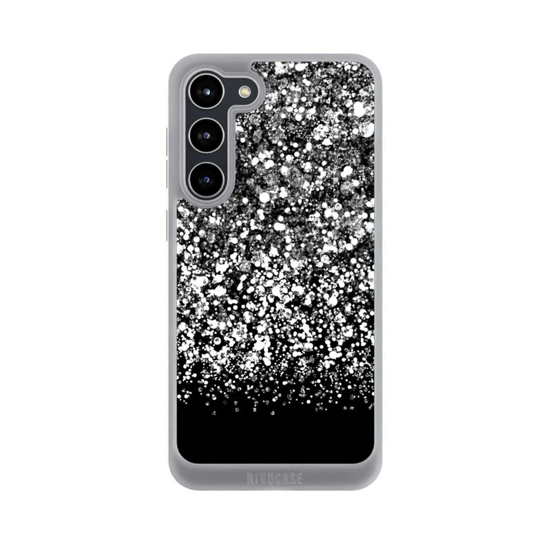 Galaxy S23 + NIVOpure Schneefall Glitzerlook