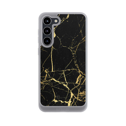 Samsung Galaxy S23+ NIVOpure Schwarzgoldener Marmor-Look
