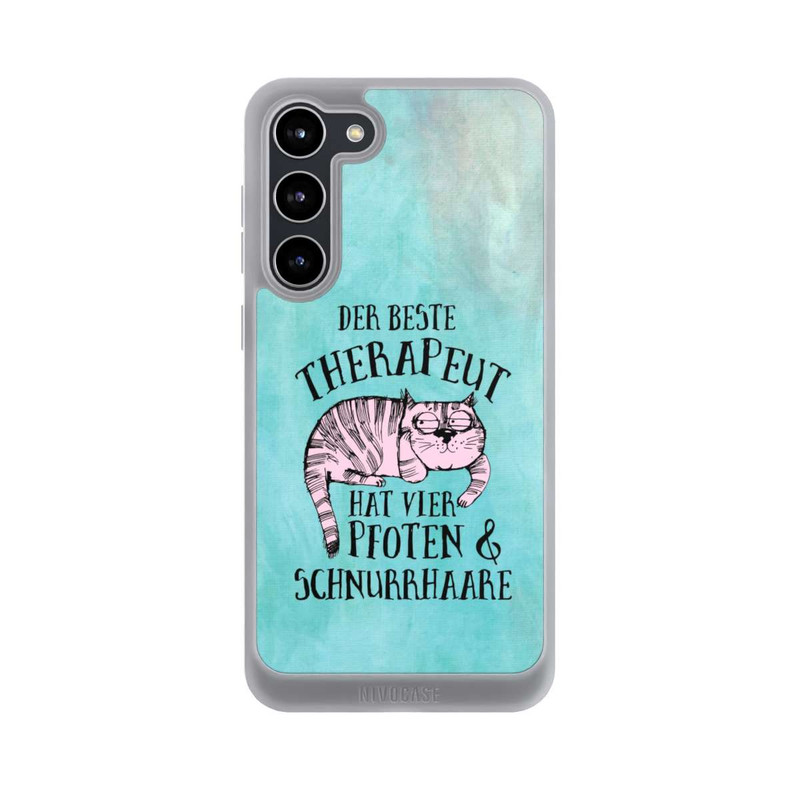 Galaxy S23 + NIVOpure Katze Therapeut