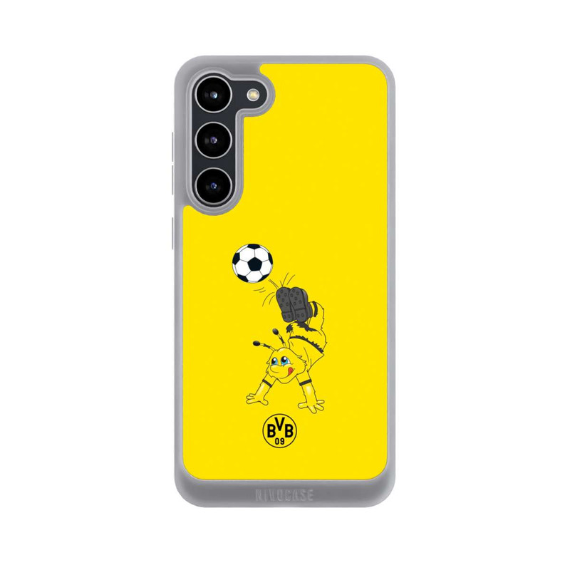 Galaxy S23 + NIVOpure Emma mit Fussball - BVB