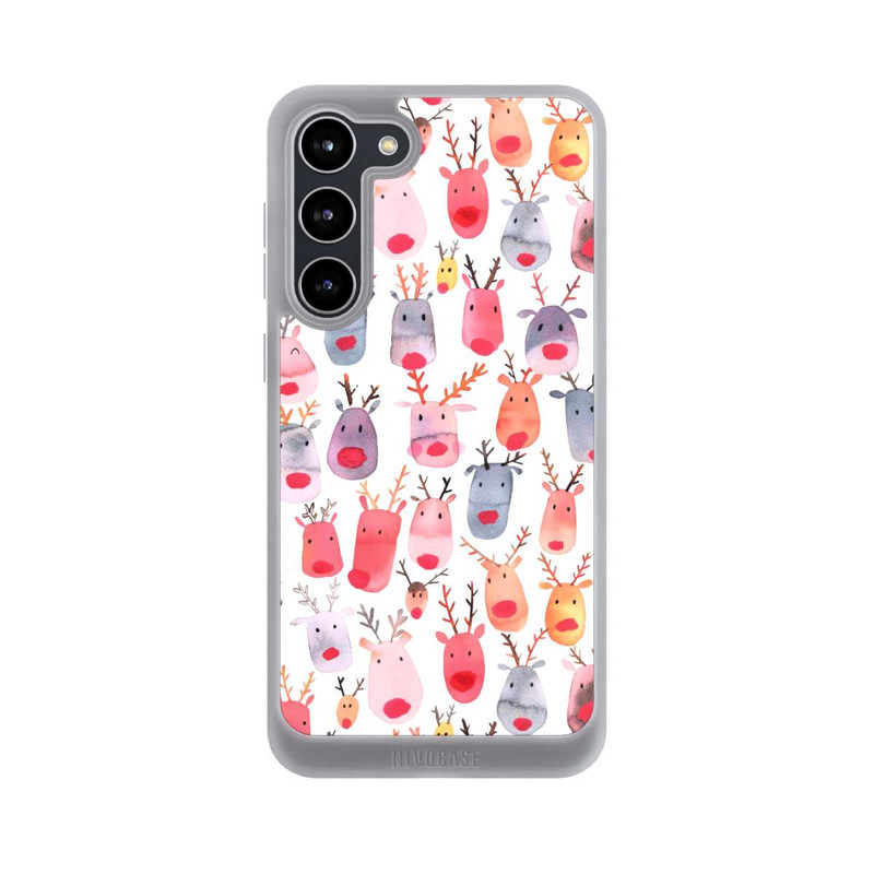 Galaxy S23 + NIVOpure Cute Reindeer Watercolor