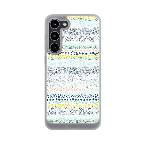Samsung Galaxy S23+ NIVOpure Petits Points Blanc Texturé