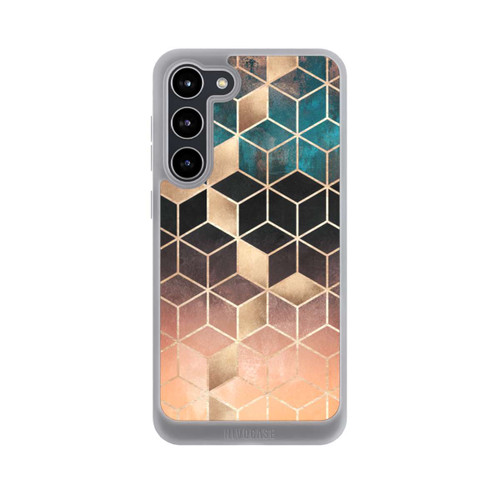 Samsung Galaxy S23+ NIVOpure Ombre Traum Würfel Gold Druck