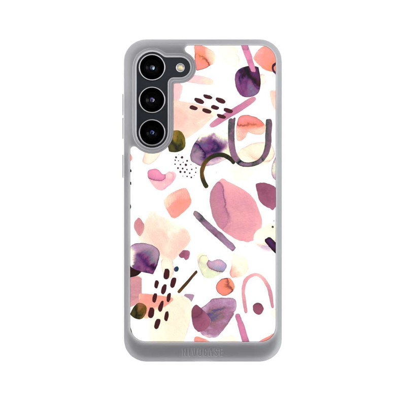 Galaxy S23 + NIVOpure Aquarelle Formes abstraites Mauve