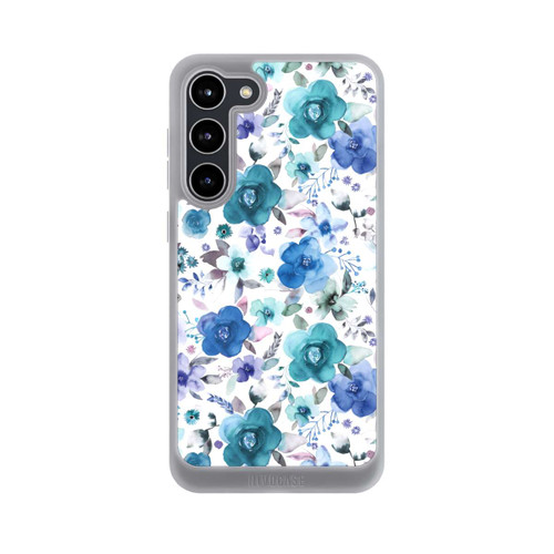 Samsung Galaxy S23+ NIVOpure Bouquets de fleurs d'hiver bleu