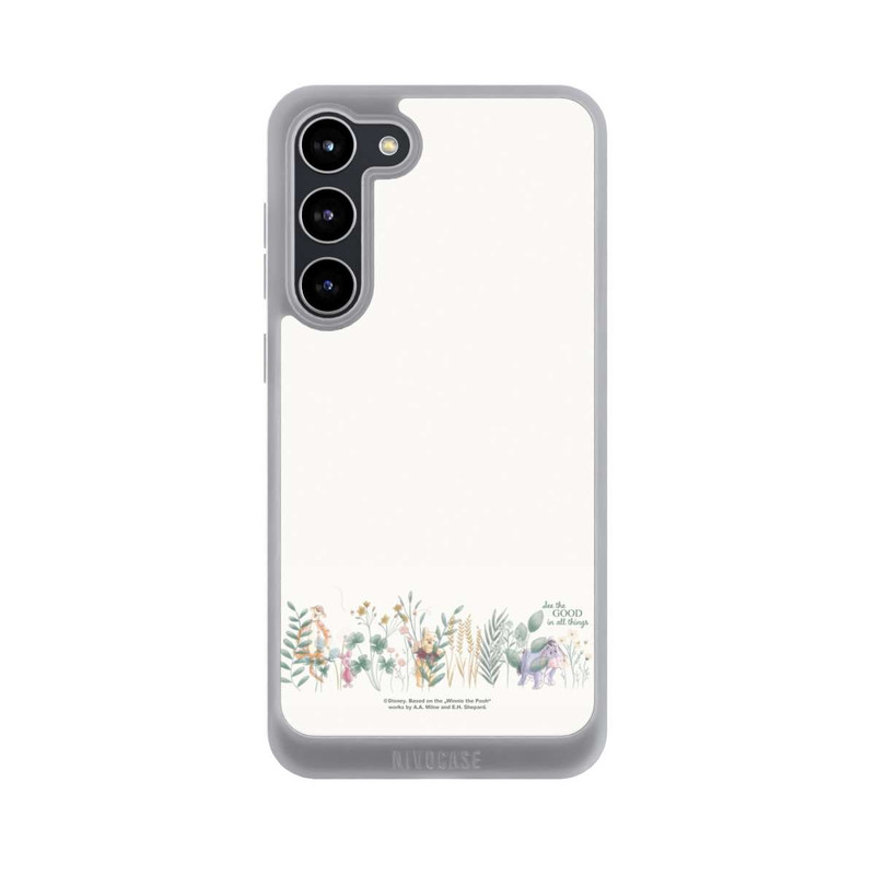 Galaxy S23 + NIVOpure Winnie Puuh und seine Freunde hinter Eukalyptus