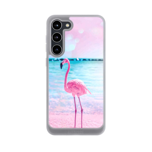 Samsung Galaxy S23+ NIVOpure Rosa Flamingo am Meer