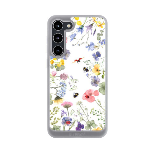 Samsung Galaxy S23+ NIVOpure Bunte Frühlingsblumen und Bienen