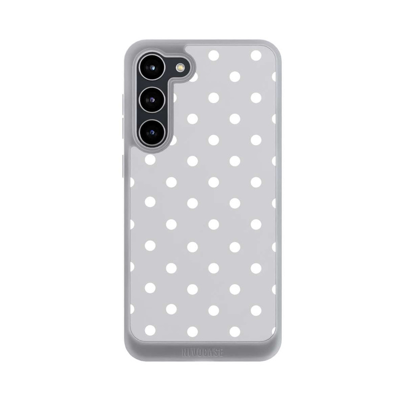 Galaxy S23 + NIVOpure Polka Dots Grau