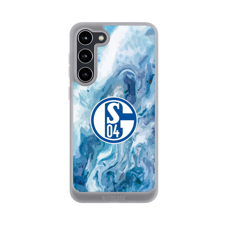 Galaxy S23 + NIVOpure Schalke 04 Flüssig Blau