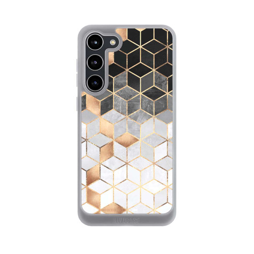 Samsung Galaxy S23+ NIVOpure Würfel dunkel und gold