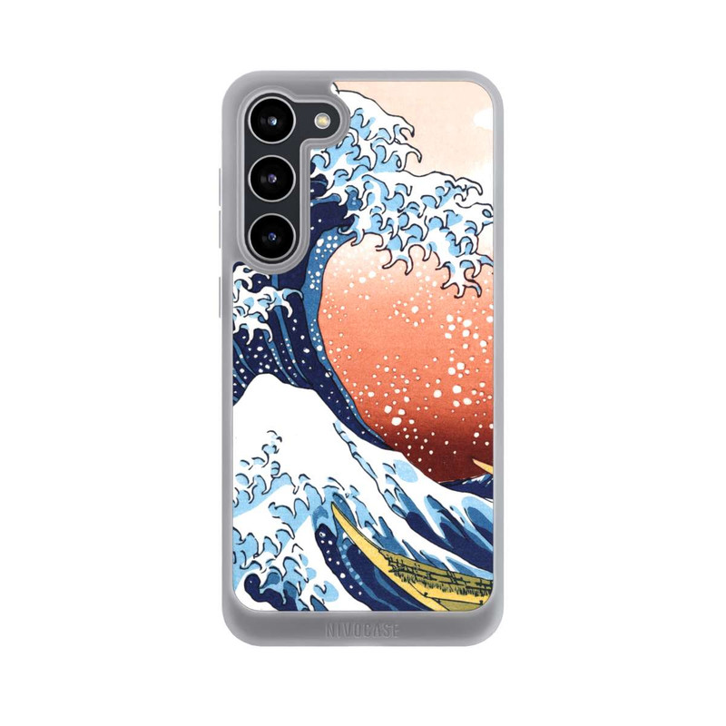 Galaxy S23 + NIVOpure La Grande Vague de Kanagawa Rouge