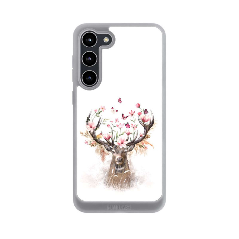 Galaxy S23 + NIVOpure Hirsch Blumen Geweih