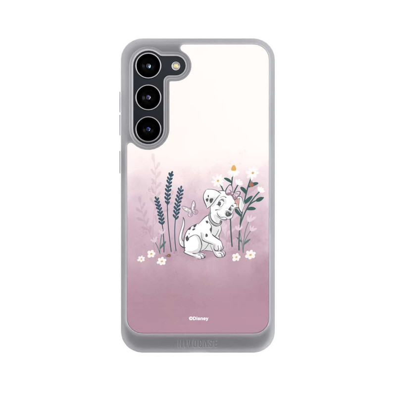 Galaxy S23 + NIVOpure 101 Dalamatiner mit Blumen
