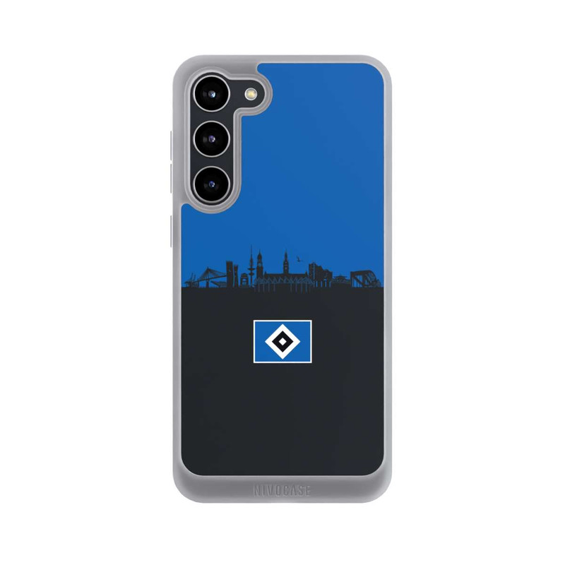 Galaxy S23 + NIVOpure HSV Skyline Blau Schwarz