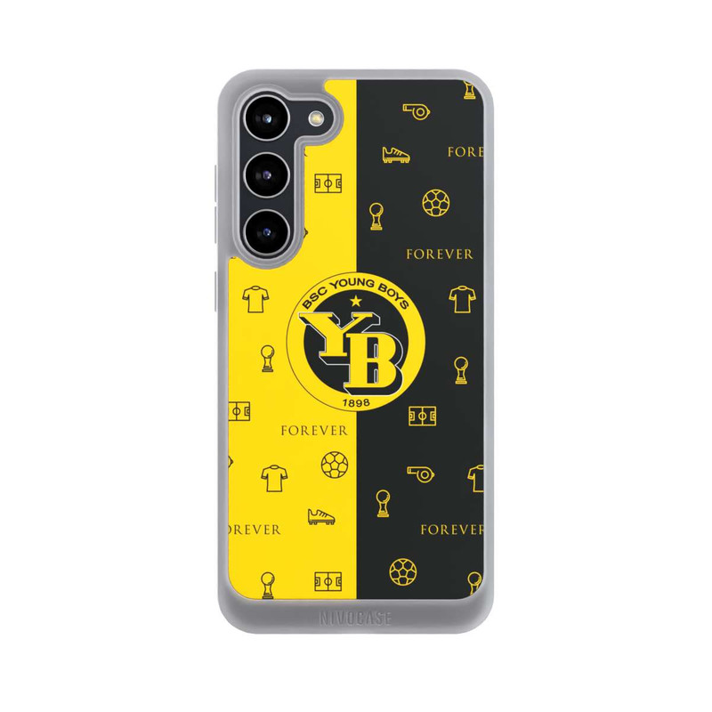 Galaxy S23 + NIVOpure BSC YB Gelb Schwarz Muster