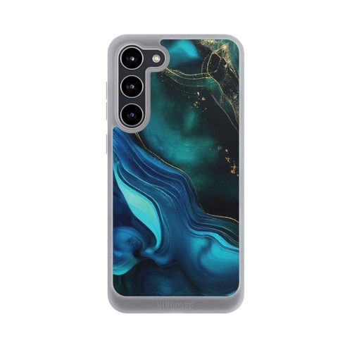 Samsung Galaxy S23+ NIVOpure Encre bleue et dorée avec IA