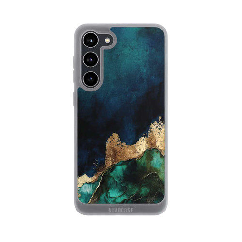 Samsung Galaxy S23+ NIVOpure Petrolblau mit Gold