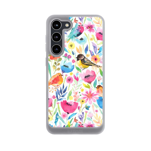Samsung Galaxy S23+ NIVOpure Oiseaux et fleurs fantaisistes