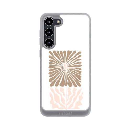 Samsung Galaxy S23+ NIVOpure Boho Flower Caramel on White