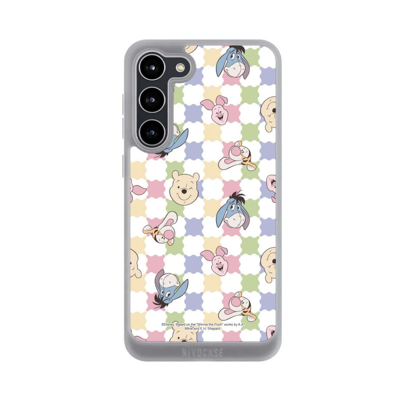 Galaxy S23 + NIVOpure Winnie Puuh und Freunde farbenfrohes Muster