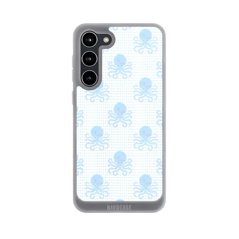 Galaxy S23 + NIVOpure Blue Watercolor Octopus