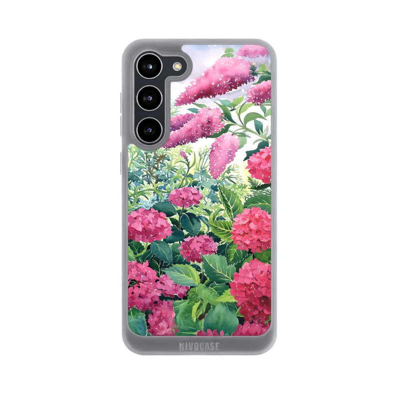 Galaxy S23 + NIVOpure Garden Hydrangeas and Buddleia by Christopher Ryland