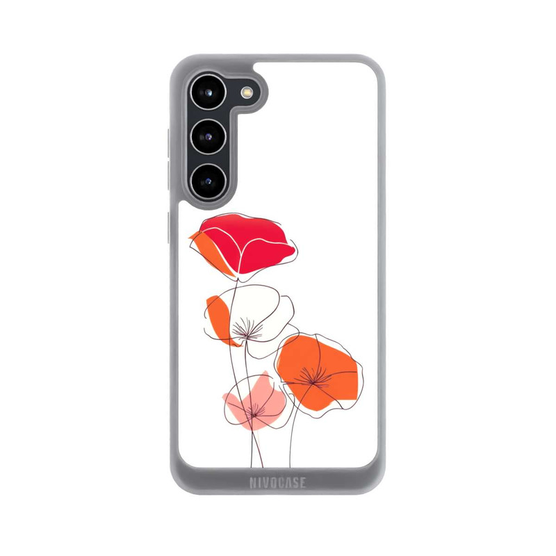Galaxy S23 + NIVOpure Mohn Line Art