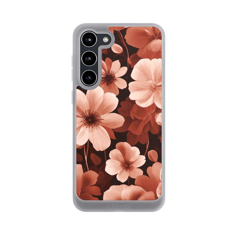 Galaxy S23 + NIVOpure Rote Negativblumen mit KI