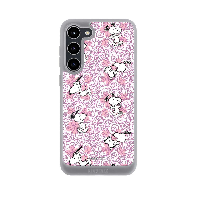 Galaxy S23 + NIVOpure Peanuts Pink Roses Pattern
