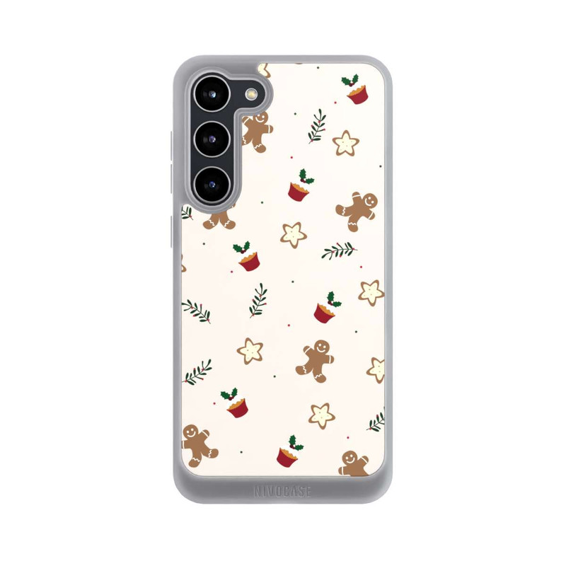 Galaxy S23 + NIVOpure Lebkuchen und Sterne Muster
