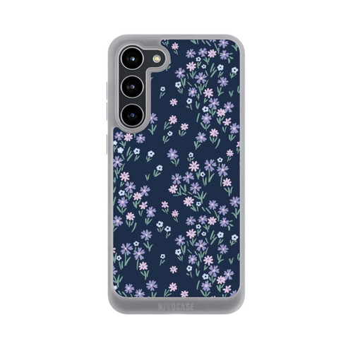 Samsung Galaxy S23+ NIVOpure Thème Floral Bleu Foncé
