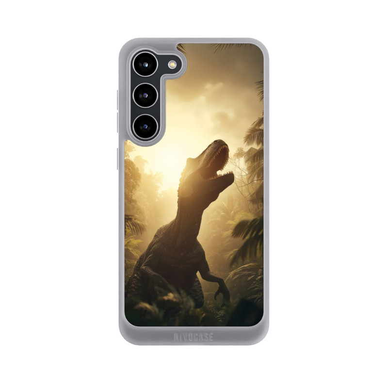 Galaxy S23 + NIVOpure Dinosaure dans la Jungle avec IA
