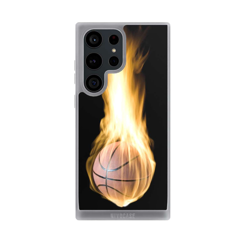 Galaxy S23 Ultra NIVOpure Brennende Basketball Leidenschaft