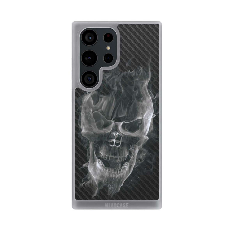 Galaxy S23 Ultra NIVOpure Smoke Skull Carbon