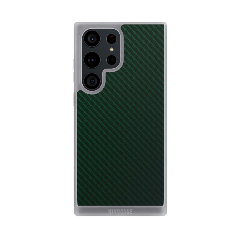 Galaxy S23 Ultra NIVOpure British Racing Green Carbon
