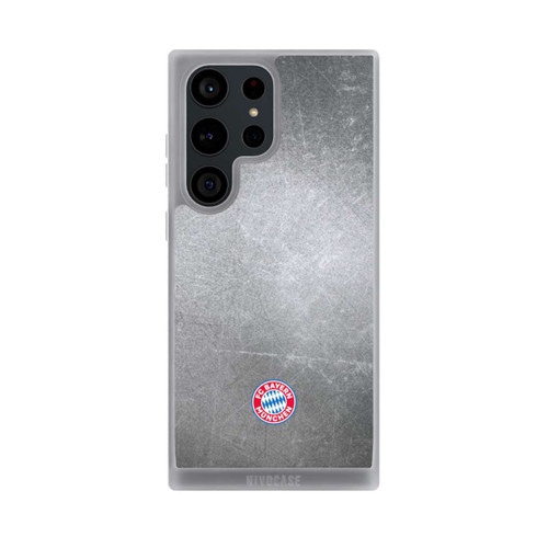 Samsung Galaxy S23 Ultra NIVOpure Klassisches FCB Logo Klein - Bunt auf Metalllook