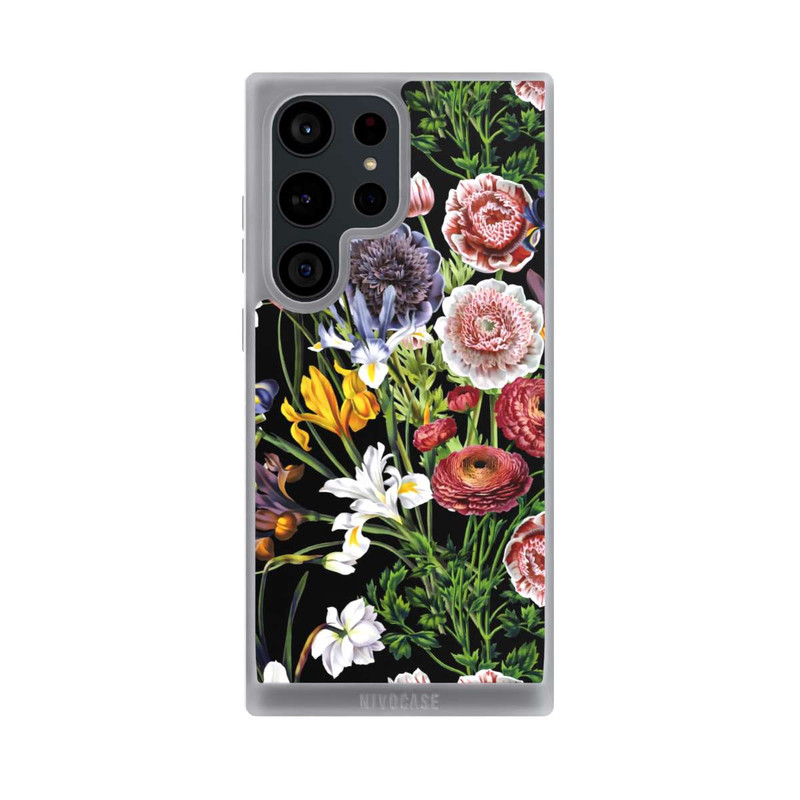 Galaxy S23 Ultra NIVOpure Motif de fleurs anciennes