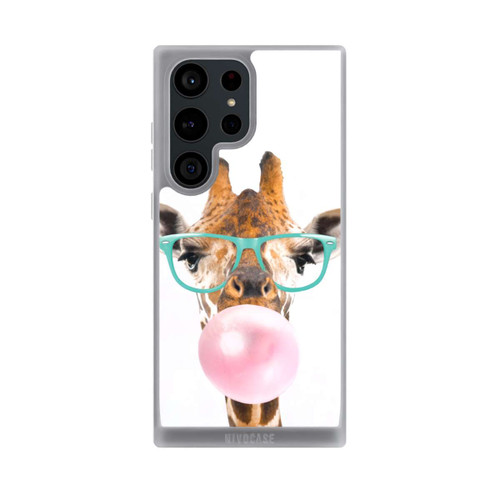 Samsung Galaxy S23 Ultra NIVOpure Giraffe mit Kaugummi