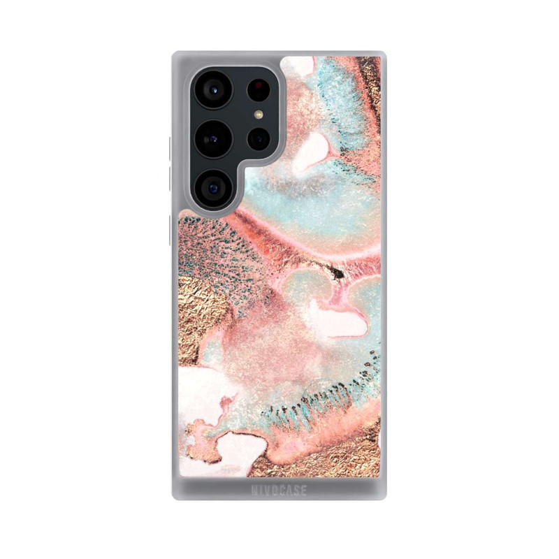 Galaxy S23 Ultra NIVOpure Joli imprimé doré à l'encre