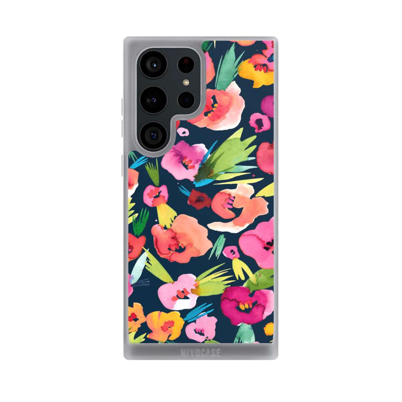Galaxy S23 Ultra NIVOpure tropische Blumen aquarell