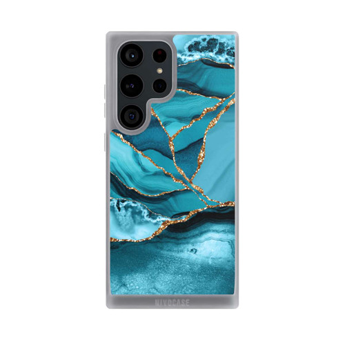 Samsung Galaxy S23 Ultra NIVOpure Marbre Bleu Glacier